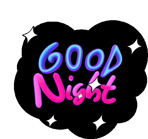 Good Night Twinkle Sticker - Good Night Twinkle Sparkle Stickers