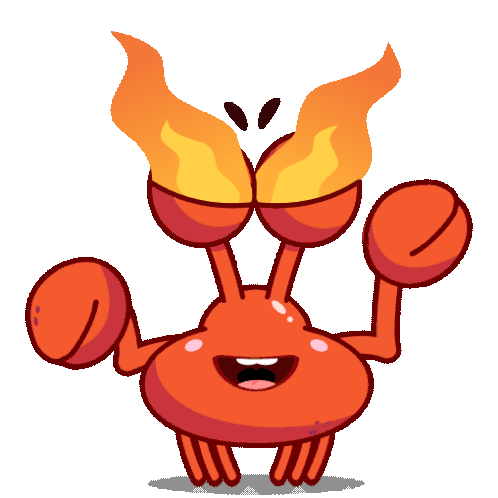 Crabfire Sticker - Crabfire Stickers