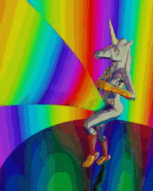 Unicorn Rainbow GIF - Unicorn Rainbow Strut GIFs