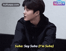Vlive+suho: Soy Suho (I'M Suho).Gif GIF - Vlive+suho: Soy Suho (I'M Suho) Person Human GIFs