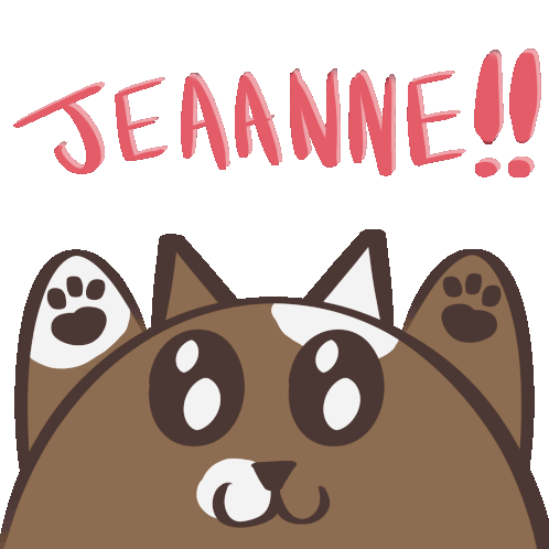 Lothania Jeaanne Sticker - Lothania Jeaanne Funnycat Stickers