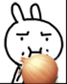 Eating Onion GIF - Eating Onion Bunny GIFs