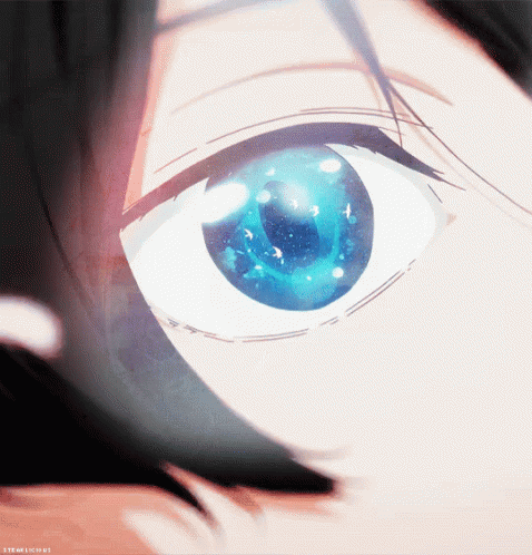 blue anime eyes gifs - Google Search