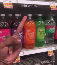 Mid Drinks GIF - Mid Drinks Middle Finger GIFs