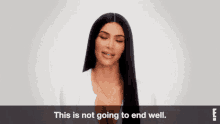 Kim K Kim Kardashian GIF - Kim K Kim Kardashian This Is Not Gonna End Well GIFs
