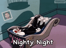 Sylvester Nighty Night GIF - Sylvester Nighty Night Tired GIFs