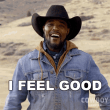 I Feel Good Jamon Turner GIF - I Feel Good Jamon Turner Ultimate Cowboy Showdown GIFs