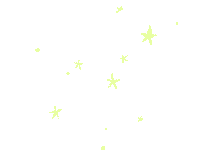 a white background with green stars and dots on it
