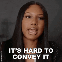 Its Hard To Convey It Teanna GIF - Its Hard To Convey It Teanna Fab Socialism GIFs