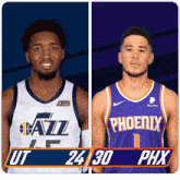 Utah Jazz (24) Vs. Phoenix Suns (30) Half-time Break GIF - Nba Basketball Nba 2021 GIFs