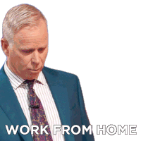 Work From Home Gerry Dee Sticker - Work From Home Gerry Dee Family Feud Canada Stickers