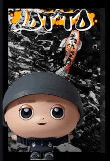 a picture of a cartoon character with the word lotto on it