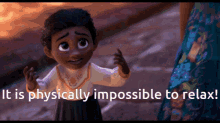 Encanto It Is Physically Impossible To Relax GIF - Encanto It Is Physically Impossible To Relax GIFs