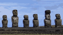 Moai Isla De Pascua GIF - Moai Isla De Pascua Chile GIFs