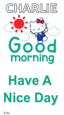 nice day good morning good day great day hello kitty