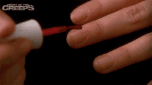 Painting My Nails Night Of The Creeps GIF - Painting My Nails Night Of The Creeps Nail Polish GIFs