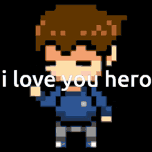 I Love You Hero GIF