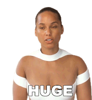 Huge Alicia Keys Sticker - Huge Alicia Keys Bustle Stickers