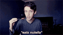 Nutella Eating GIF - Nutella Eating Eat GIFs