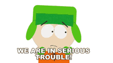we are in serious trouble kyle broflovski south park s8e1 good times with weapons
