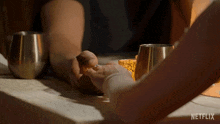 Intertwining Fingers Love Is Blind GIF