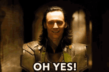 Loki Tom Hiddleston GIF - Loki Tom Hiddleston Yes GIFs