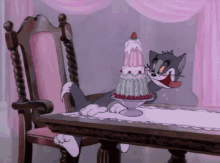 Lick You Down Dessert GIF - Lick You Down Dessert Tom And Jerry GIFs