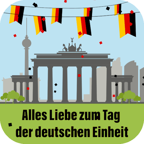 Tag Der Deutschen Einheit Schönen Tag Der Deutschen Sticker