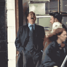 lol mycroft sherlock laugh laughing