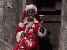 Santa Black Santa GIF - Santa Black Santa GIFs