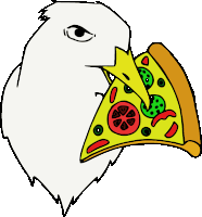 Seagull Pizza Sticker - Seagull Pizza Stealing Stickers