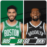 Boston Celtics (58) Vs. Brooklyn Nets (60) Half-time Break GIF - Nba Basketball Nba 2021 GIFs