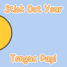 Stick Out Your Tongue Day Let Out Your Tongue GIF