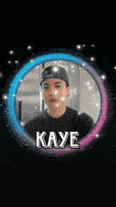 a picture of a person with the name kaye