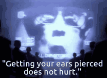 1984 Ear Piercing GIF