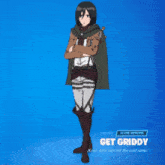 Mikasa Anime GIF - Mikasa Anime Fortnite GIFs