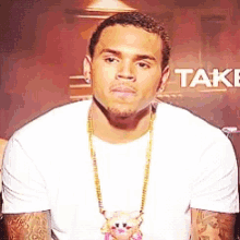 chris brown over it thinking blinking