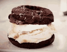 Ice Cream Sandwich Sugar Dust GIF