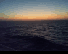 mediterraneo the sea open ocean sunset