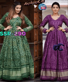 georgette gown daily wear gown printed gown ssr290 fashion