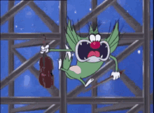 Oggy And The Cockroaches Falling GIF - Oggy And The Cockroaches Falling Fall GIFs