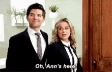 Parks And Rec Anns Here GIF - Parks And Rec Anns Here Amy Poehler GIFs