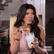 Eating Real Housewives Of New Jersey GIF - Eating Real Housewives Of New Jersey Rhnj GIFs