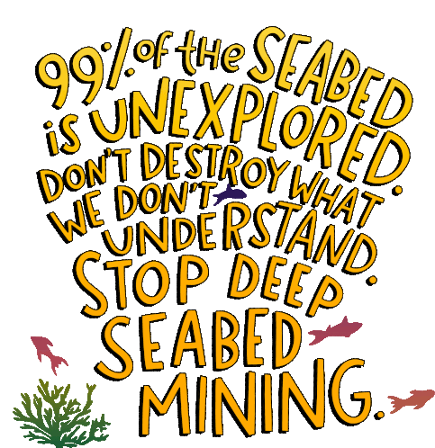 Stop Deep Seabed Mining Efendthedeep Sticker - Stop Deep Seabed Mining Efendthedeep The Oxygen Project Stickers