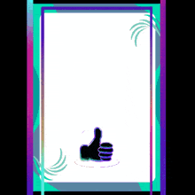 a thumbs up sign is on a white background