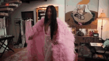 Spinning Naomi Campbell GIF