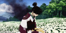 Kagura Inu Yasha GIF - Kagura Inu Yasha Smoke GIFs