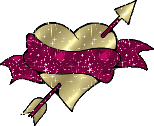 Heart Glittery Sticker - Heart Glittery Sparkles Stickers