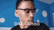 d4l combo look eye glasses man