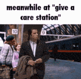 Give A Care Meanwhile At Give A Care Station GIF - Give A Care Meanwhile At Give A Care Station Give A Care Station GIFs
